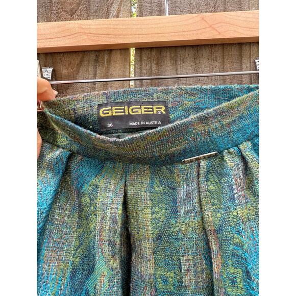 Vintage Geiger Wool Midi Skirt – Austrian Made - Picture 4 of 9